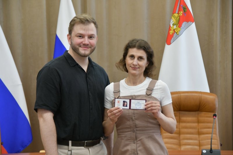 Людмила Кулик получила удостоверение эксперта Общественной палаты Вологодской области